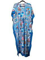 Vestido Kaftan Oceano Plus Size