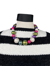 Collar Esferas Multicolor