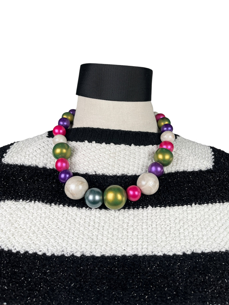 Collar Esferas Multicolor