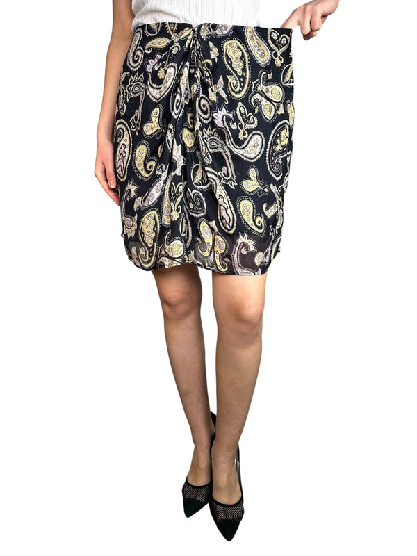 Falda Mini Vuelo Paisley