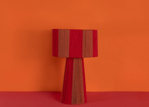 Lámpara Queen M sobremesa Cobre - Rojo