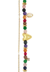 Pulsera Piedras y Corazón