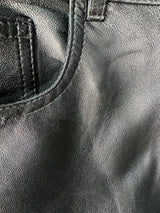 Pantalón Straight Cuero