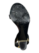 Sandalias Borde Dorado