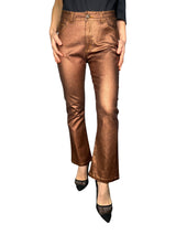 Jeans Kick Flare Metalizado