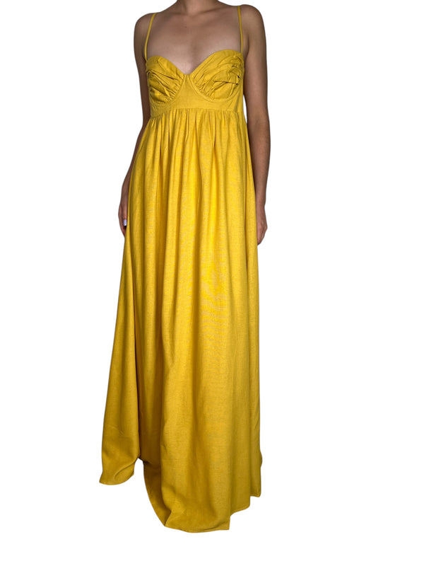 Vestido Longo Franzido