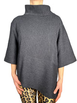 Sweater Tejido Acanalado Cuello