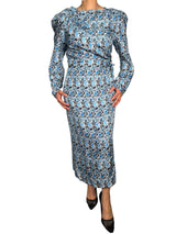 Vestido Floreado Seda