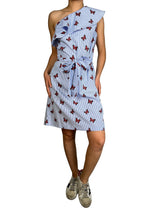 Vestido Un Hombro Mariposa