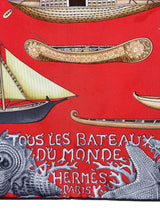 Hermès Paris Carré Tous Les Bateaux du Monde