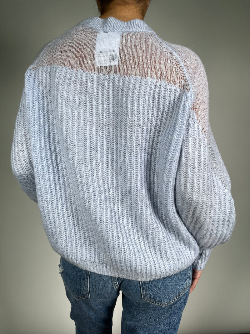Sweater Tejido Azul Claro