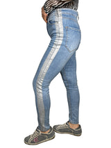 Jeans Franjas Plata