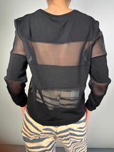 Sweater Detalles Traslúcidos