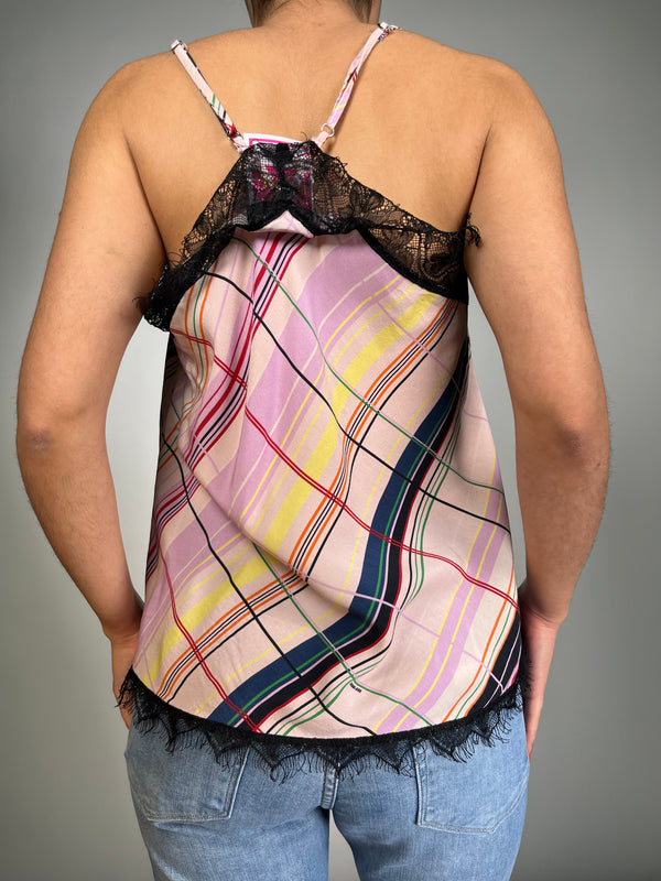 Top Mila Tartan