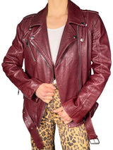 Chaqueta Tipo Biker Cuero
