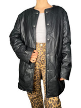 Chaqueta Acolchada Cuero