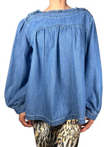 Blusa Cuello Fruncido