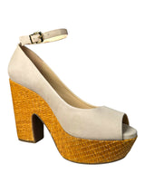 Zapatos Peep Toe Plataforma