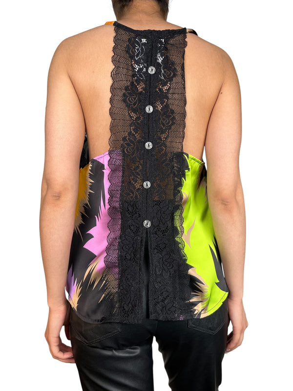 Top Negro Estampado