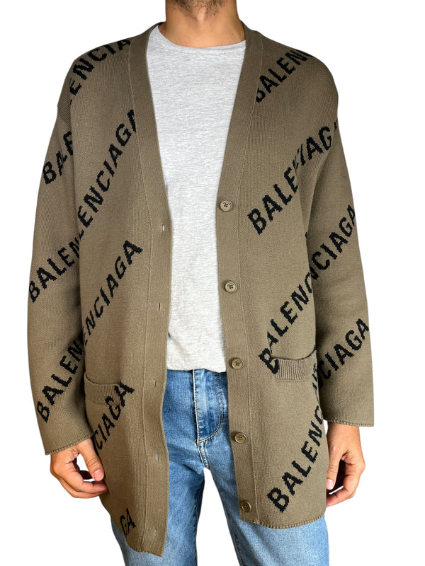 Cardigan Monogram Oversiza