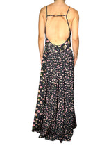 Vestido Remark Print Defile Seda