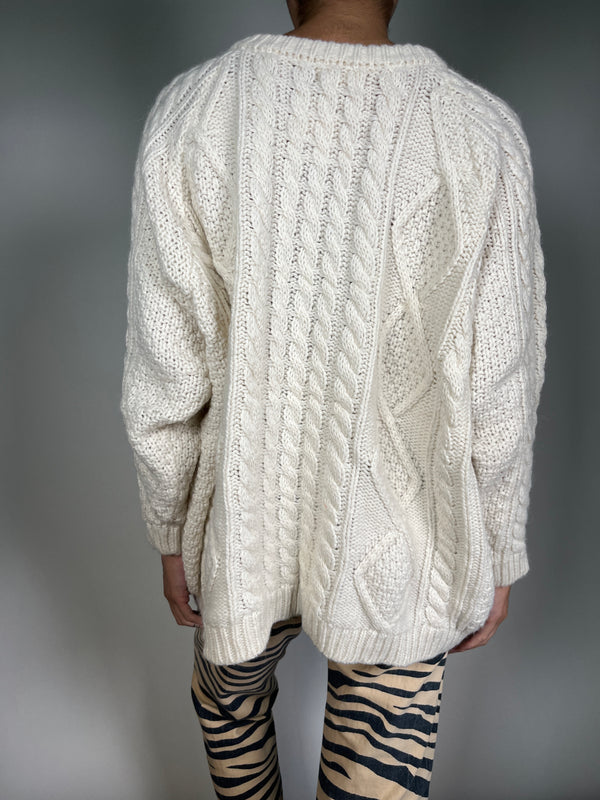 Sweater Tejido White