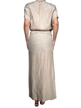 Vestido Lazo Beige