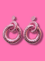 Aros Rosa Metallic