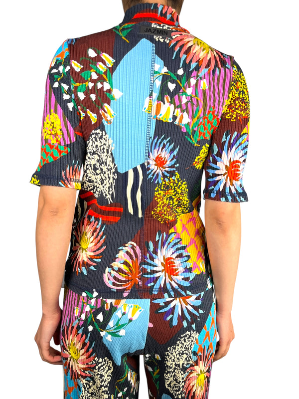 Polera Rib Estampada