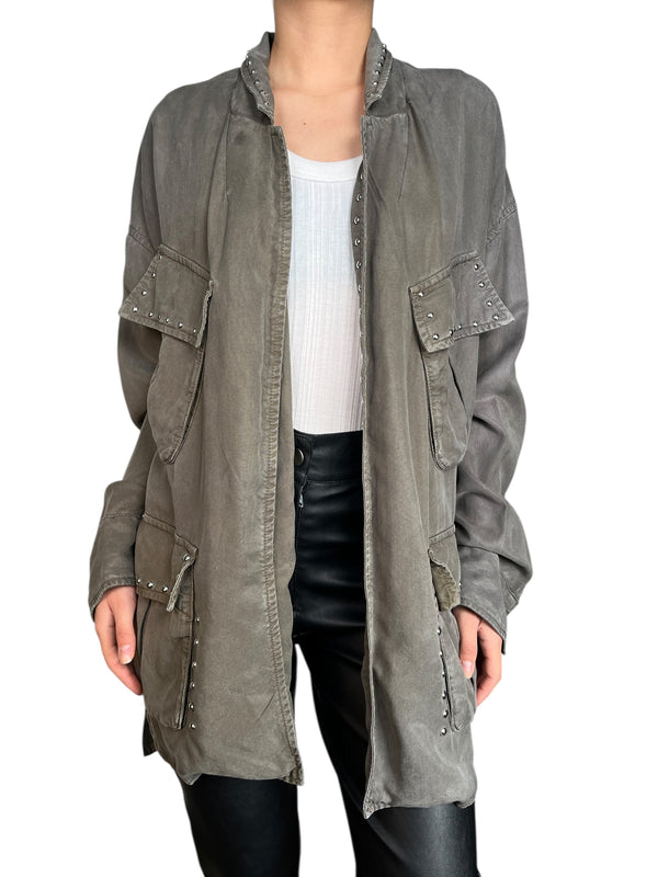 Chaqueta Utility Studed Woven 