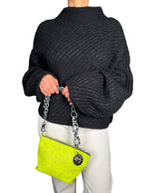 Cartera Neón Cuero