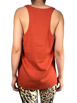 Blusa Lino Terracota