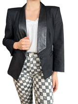 Blazer Solapa Cuero
