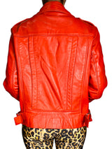 Chaqueta Tipo Biker Cuero
