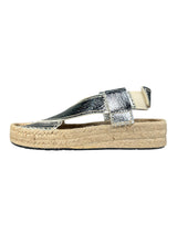 Sandalias Yute Plata