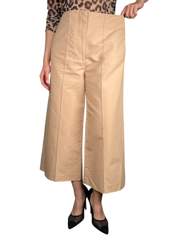 Pantalón Tela Beige