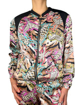 Bomber Estampada Seda