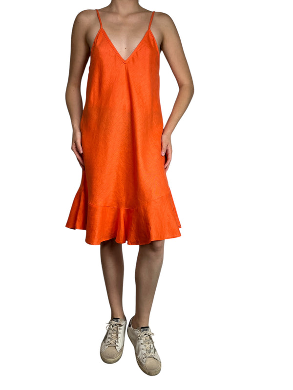 Vestido Orange Lino