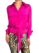 Blusa Seda Manga Larga