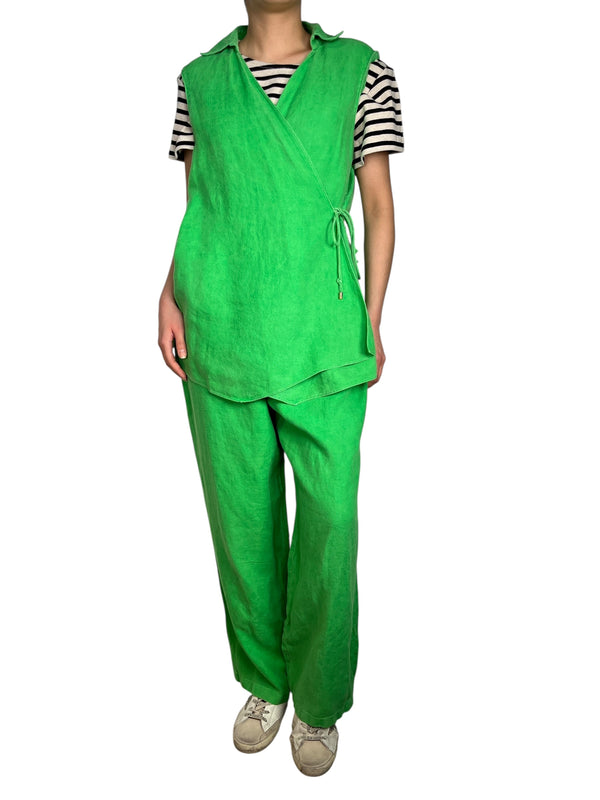 Set Blusa Y Pantalón Lino