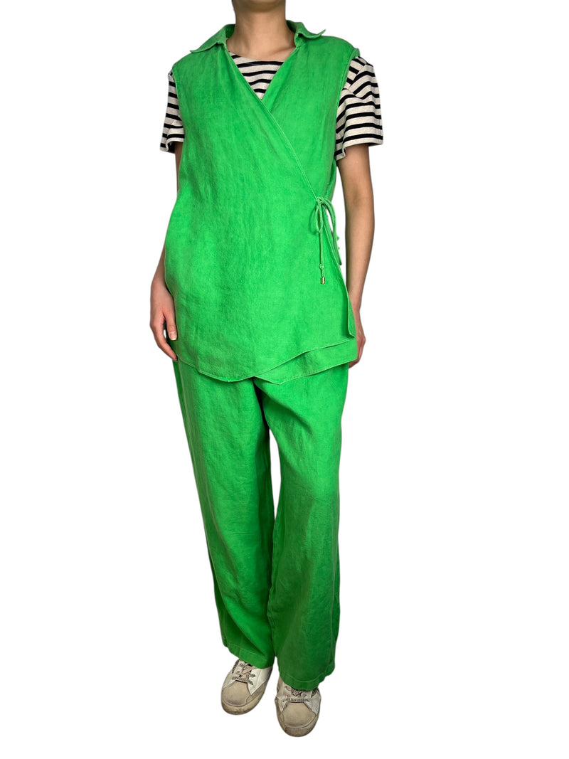 Set Blusa Y Pantalón Lino