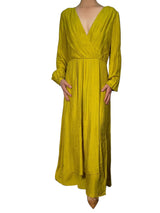 Vestido de Viscosa Escote Cruzado
