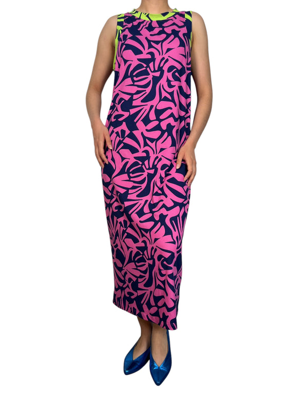 Vestido Rib Maxi Multicolor