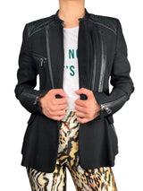 Chaqueta Detalles Cuero