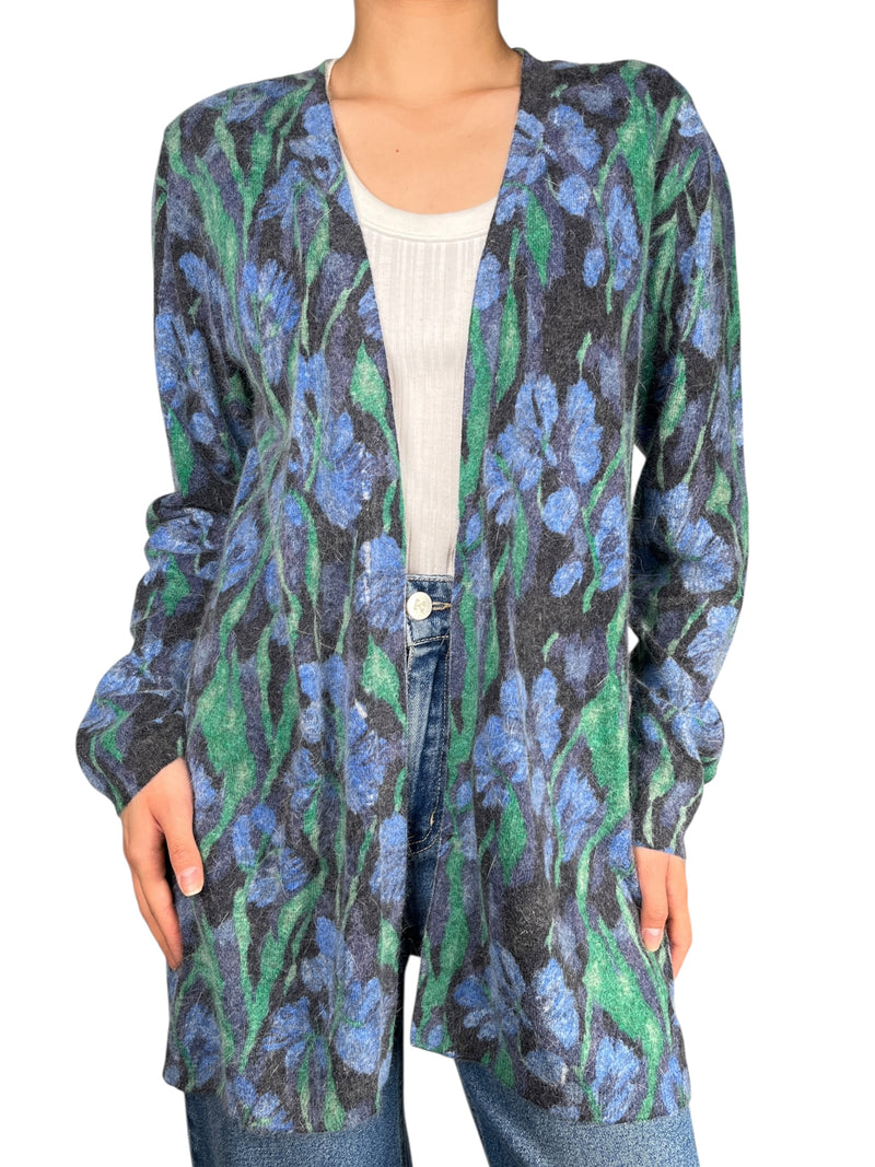 Cárdigan Largo Print Floral