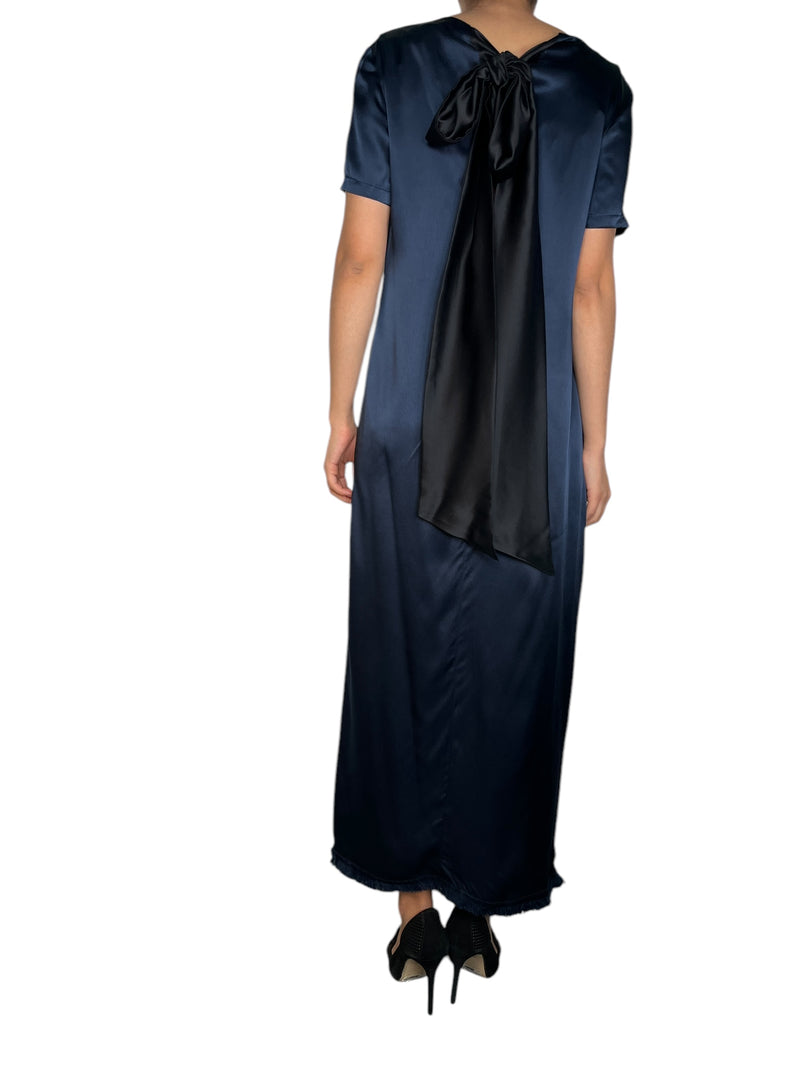 Vestido Seda Satinado