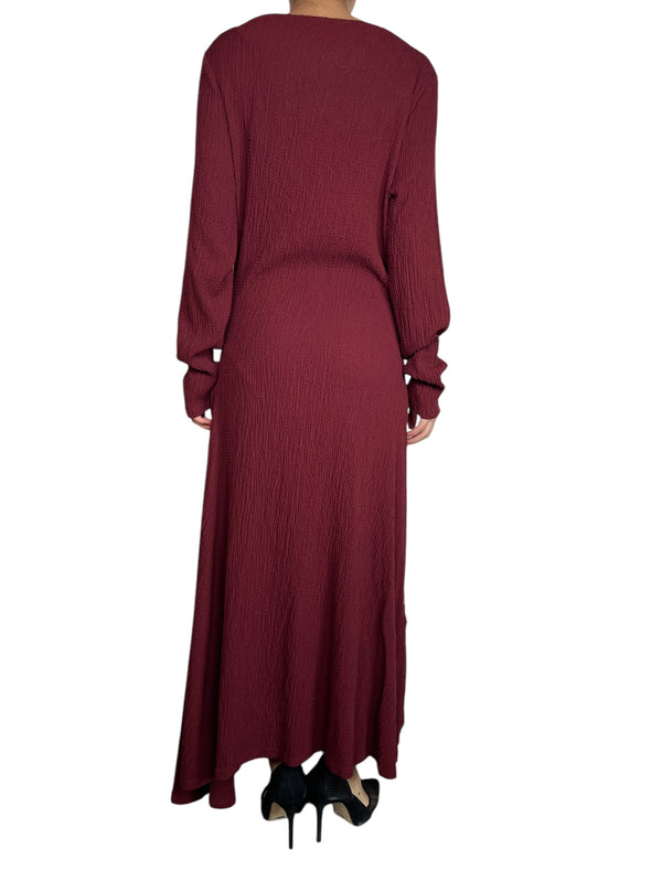 Vestido Maxi Burdeo