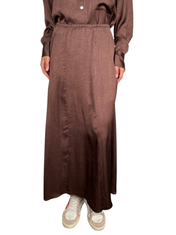 Falda Efecto Satinado