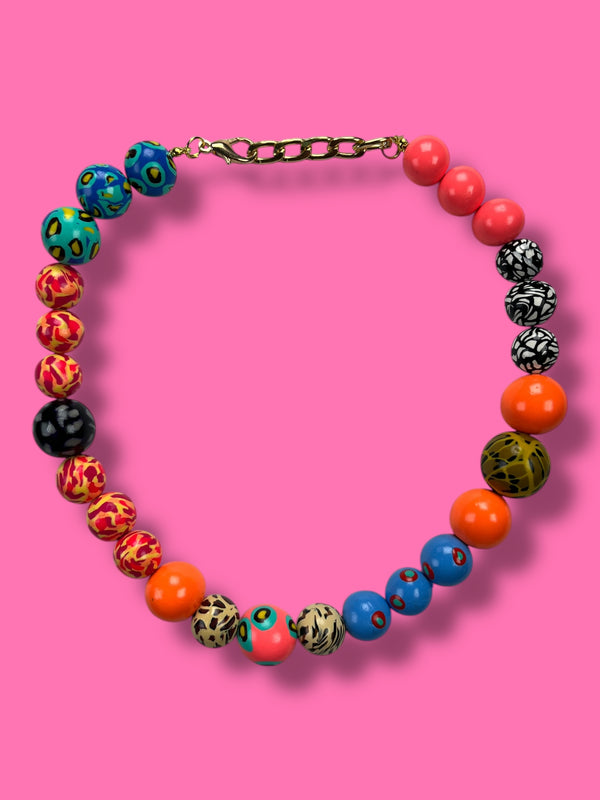 Collar Esferas Multicolor