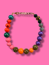 Collar Esferas Multicolor
